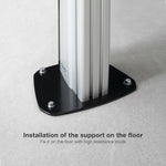 Soporte suelo tv TooQ fs2270m - b 37 pulgadas - 70 pulgadas