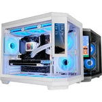 Caja Gaming Minitorre Mars Gaming MC-3TCORELCDM/ Blanca - PixelPlaza