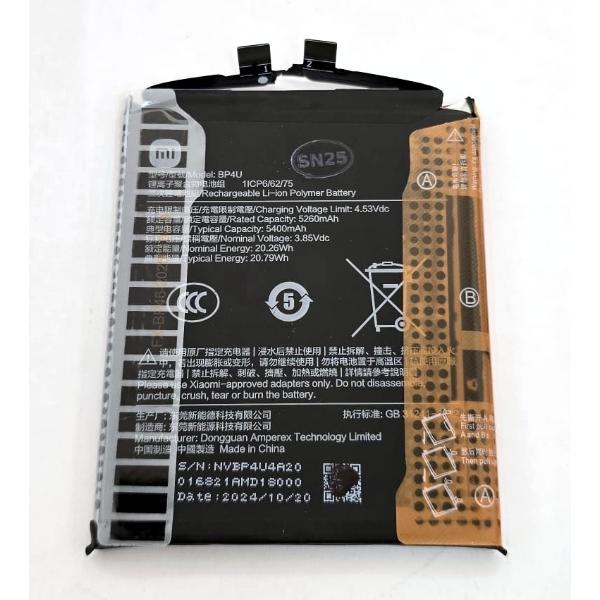 Bateria BP4U 5240mAh para Xiaomi 15 24129PN74G Service Pack