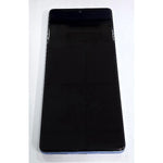 Pantalla para Motorola Moto G96 5G mas tactil negro con marco azul claro compatible TFT