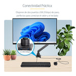 Soporte mesa startech vesa hasta 34 pulgadas 100x100mm max 8kg