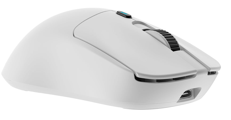Mouse raton Coolbox w03 ultraligero blanco 10000 dpi gaming inalambrico rf+bt