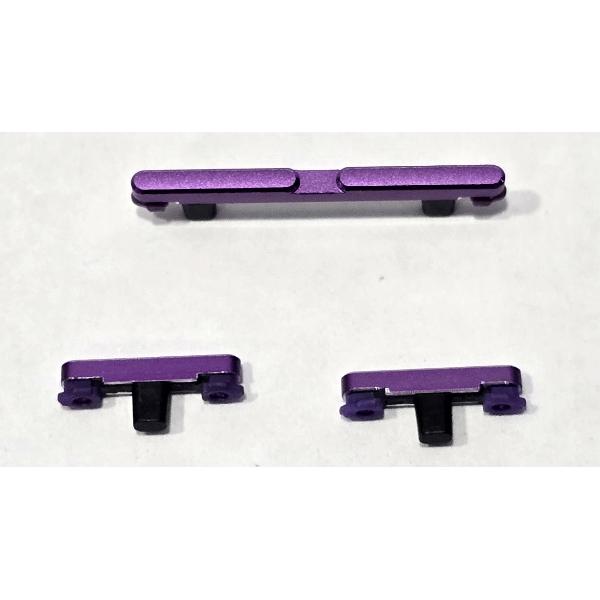 Set de botones morados para Motorola Edge 60 Pro 5G calidad premium