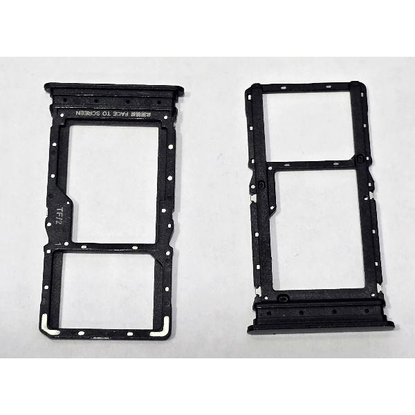 Soporte o bandeja sim negra Dual sim para Xiaomi Poco M7 4G calidad premium