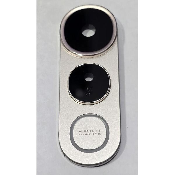 Cristal de camara para Vivo V50 Lite 5G con cubierta dorada calidad premium