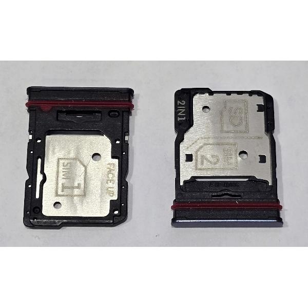 Soporte o bandeja sim morada Dual sim para Motorola Edge 60 Fusion 5G calidad premium