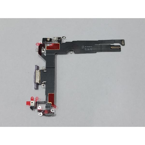Flex puerto de carga morado para iPhone 17 A3258 calidad premium