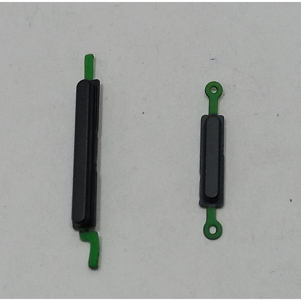 Set de botones laterales negros para Honor 400 Smart 5G calidad premium