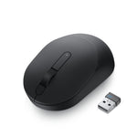 Mouse raton Dell ms3320w optico 3 botones 1600ppp wireless inalambrico negro