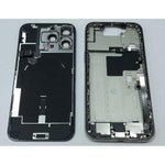Set Tapa trasera o tapa bateria titanio iPhone 16 Pro Max con carcasa central y componentes Remanufacturada Grado A