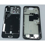 Set Tapa trasera o tapa bateria negra iPhone 16 Pro Max con carcasa central y componentes Remanufacturada Grado A