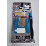 Pantalla para Samsung Galaxy S23 Ultra S918B mas tactil negro con marco rosa calidad Oled
