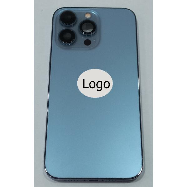 Tapa trasera o tapa bateria azul para iPhone 13 Pro con carcasa central y componentes Remanufacturada Grado A