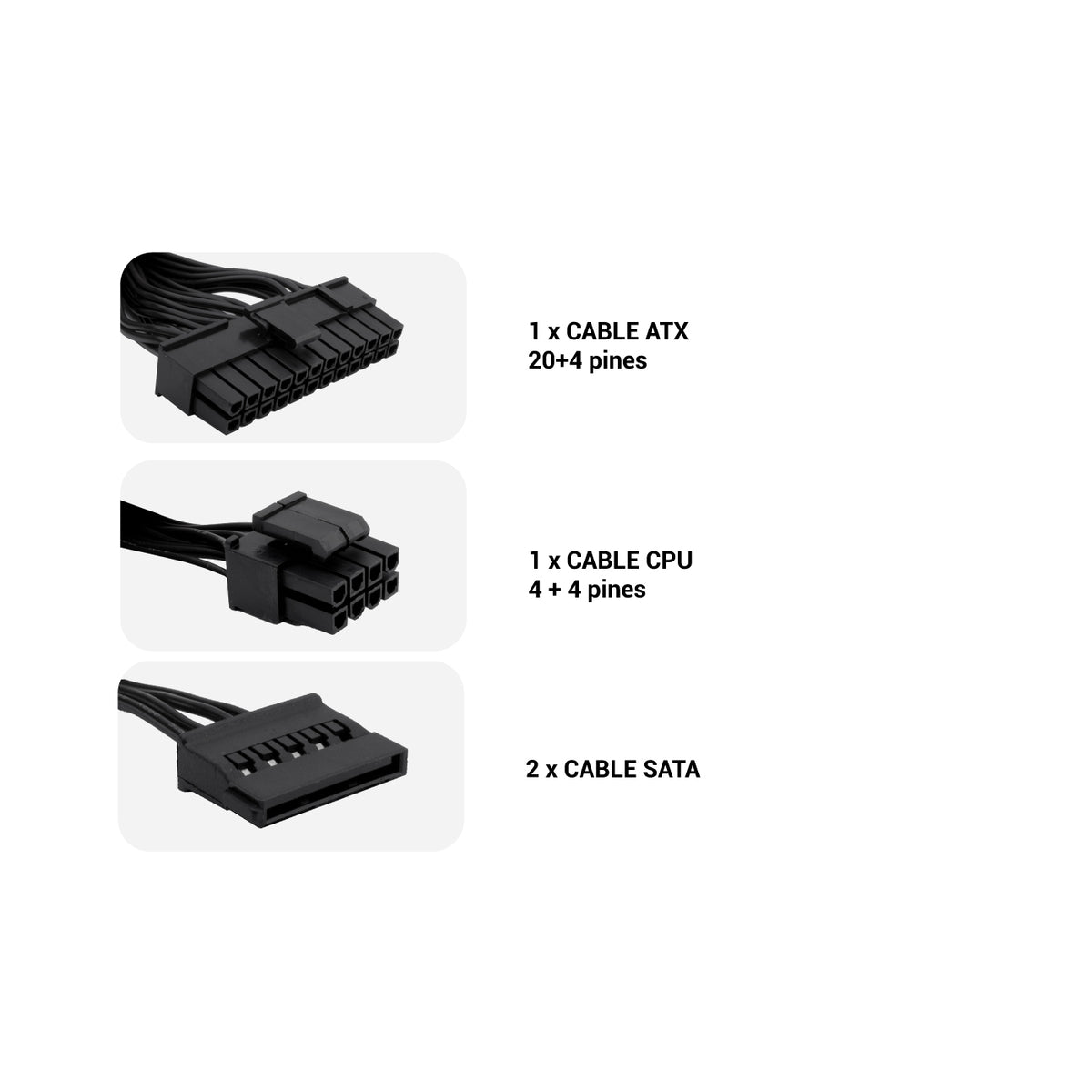 Fuente de alimentacion Coolbox tfx t300 plus bronce full range