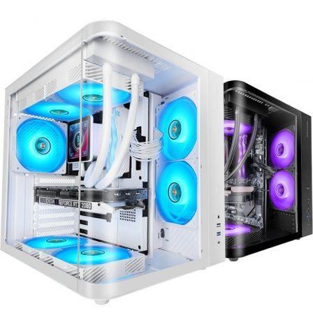 Caja Gaming Semitorre Mars Gaming MC-CURV/ Blanca - PixelPlaza