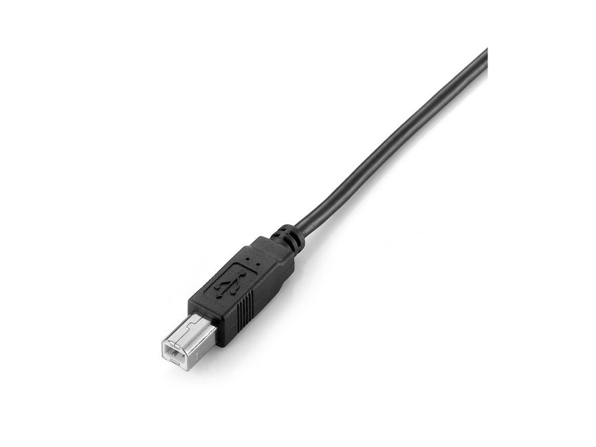 Cable USB 2.0 a USB tipo b Equip 2m · macho - macho · negro