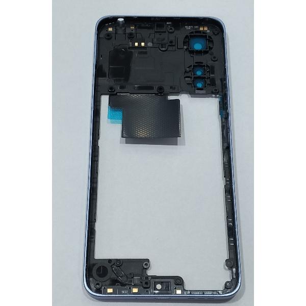 Carcasa o marco central morado para Xiaomi Poco C65 560003C3UP00 Service Pack
