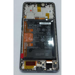Pantalla para Honor X50 mas tactil negro con marco plata y bateria 0235AGJH Service Pack