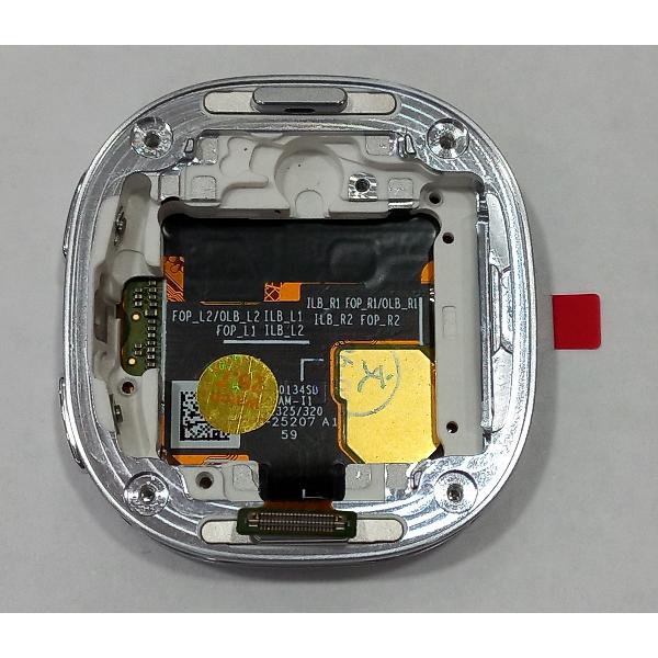Pantalla para Samsung Galaxy Watch 8 40mm BT Watch 8 40mm LTE mas tactil negro marco plata calidad premium
