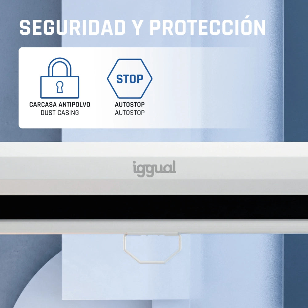 Iggual Pantalla manual 16:9 72 159x89 cm