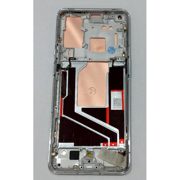 Pantalla para Oneplus 9 Pro mas tactil negro con marco plata compatible Oled