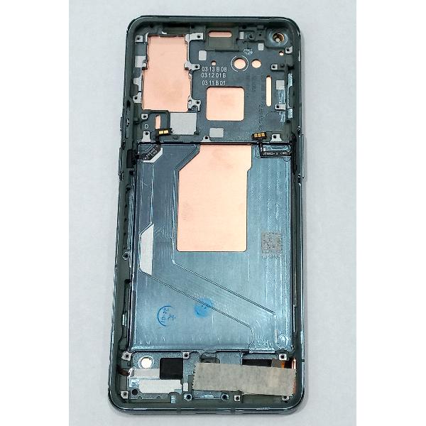 Pantalla para Oneplus 9 Pro mas tactil negro con marco azul compatible Oled