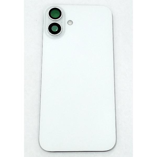 Tapa trasera o tapa bateria completa blanca para iPhone 16 Plus A3290 A3082 A3289 A3291 con NFC