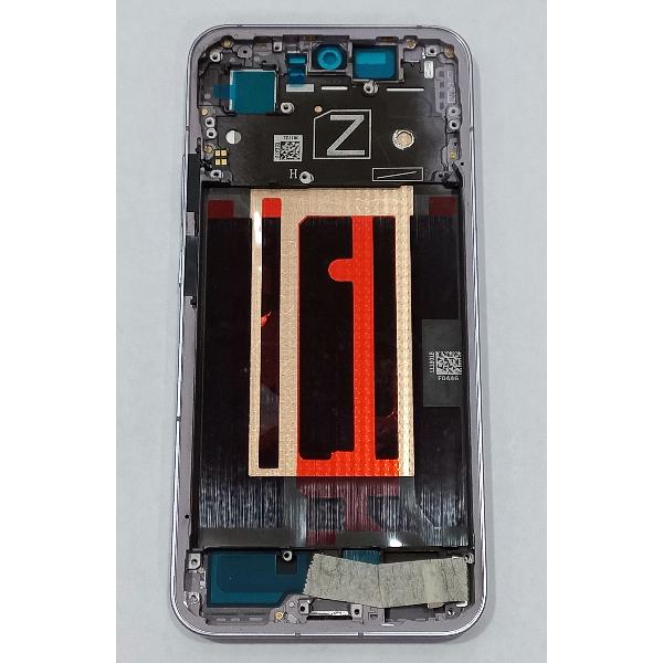 Pantalla para Oppo Reno 13 5G CPH2689 mas tactil negro con marco morado compatible TFT