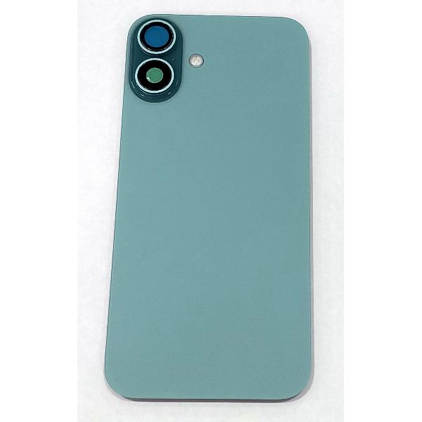 Tapa trasera o tapa bateria completa verde para iPhone 16 Plus A3290 A3082 A3289 A3291 con NFC