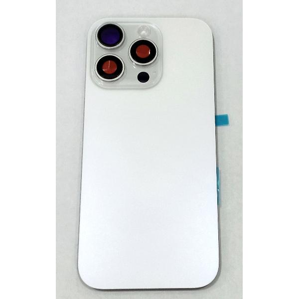 Tapa trasera o tapa bateria completa blanca para iPhone 16 Pro A3293 A3083 A3292 A3294 con NFC
