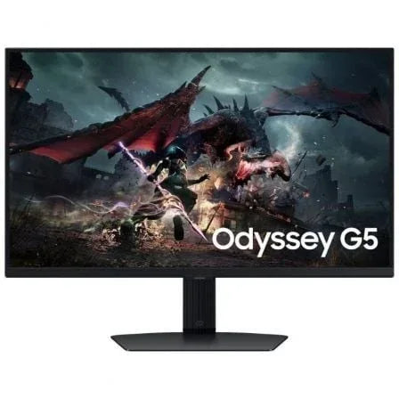 Monitor Gaming Samsung Odyssey G5 S27DG500EU 27"/ QHD/ 1ms/ 180Hz/ IPS/ Regulable en altura/ Negro - PixelPlaza