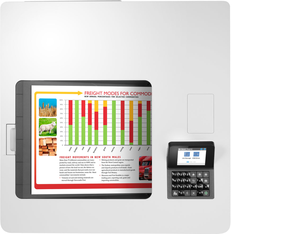Impresora Hp laser color laserjet enterprise m554dn a4 · 35ppm · 1GB · USB · red · duplex impresion