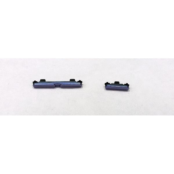 Set de 2 botones laterales morados para Motorola Moto G86 Power 5G calidad premium