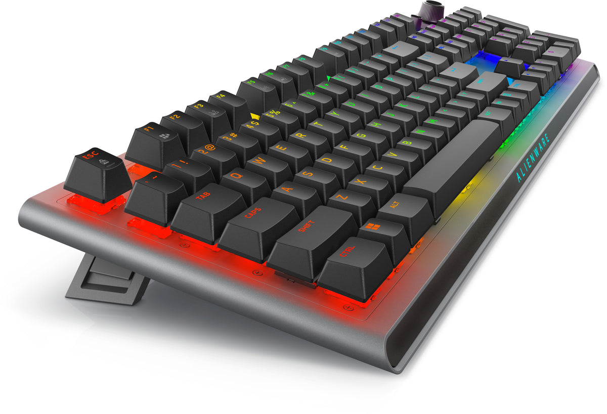 Teclado Dell alienware tri - mode wireless gaming aw920k inalambrico ingles gris