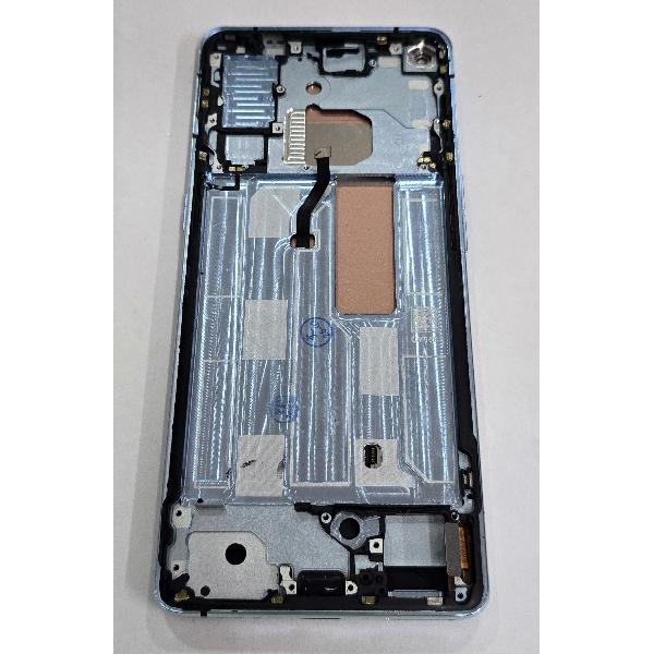 Pantalla para Oppo Reno 4 Pro 5G CPH2089 mas tactil negro con marco azul compatible TFT