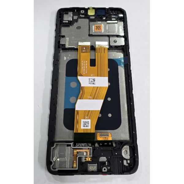 Pantalla para Samsung Galaxy A05 A055 mas tactil negro con marco negro GH81-24189A Service Pack
