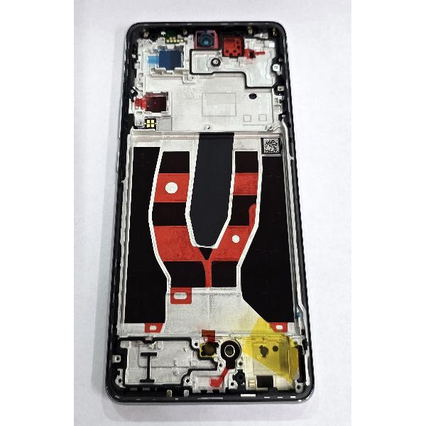 Pantalla para Oppo Reno 10 mas tactil negro con marco gris 621029000060 Service Pack