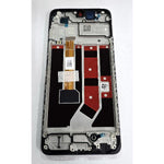 Pantalla para Oppo A58 4G mas tactil negro con marco negro 621029000089 Service Pack
