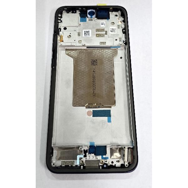 Pantalla para Motorola Edge 70 Fusion mas tactil negro con marco azul 5D68C32061 Service Pack