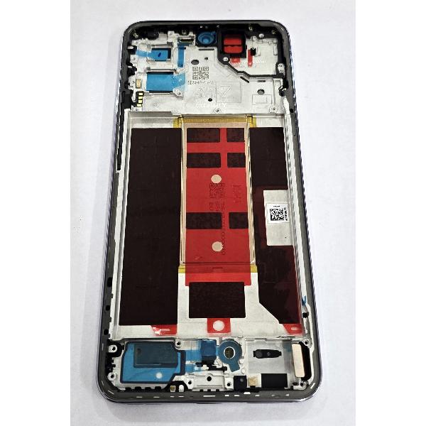 Pantalla para Oppo Reno 12 Pro mas tactil negro con marco plata 621029000217 Service Pack