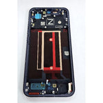 Pantalla para Oppo Reno 13 mas tactil negro con marco azul 621029000428 Service Pack