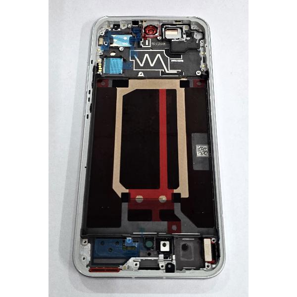 Pantalla para Oppo Reno 15 mas tactil negro con marco blanco 621029000786 Service Pack
