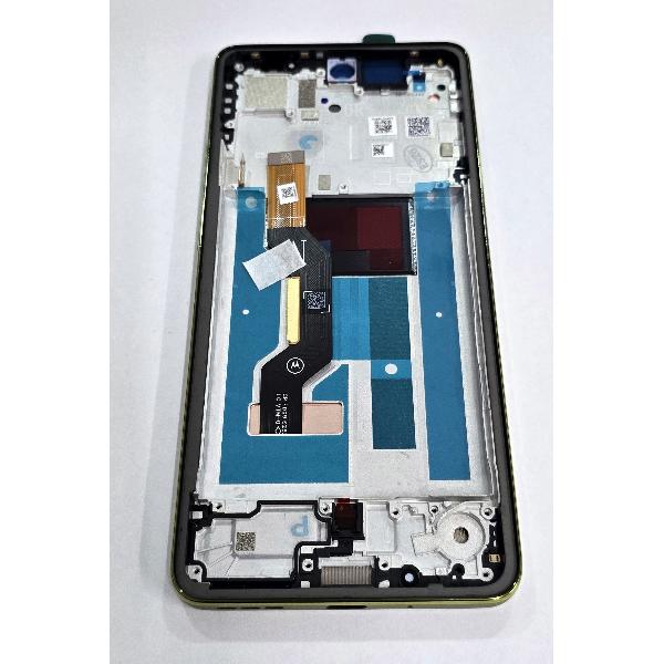 Pantalla para Motorola Moto G86 Power 5G mas tactil negro con marco verde 5D68C30653 Service Pack