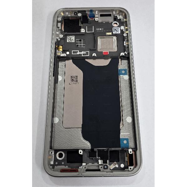 Pantalla para Xiaomi 15T Pro mas tactil negro con marco gris 5600050O12U00 Service Pack