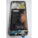 Pantalla para Honor 200 Lite mas tactil negro con marco azul claro 0235AAHGE Service Pack
