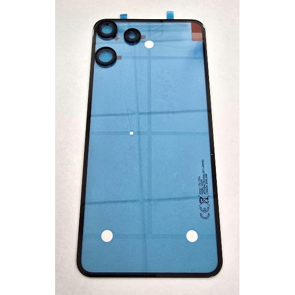 Tapa trasera o tapa bateria negra transparente para Nothing Phone 3A Lite 5G