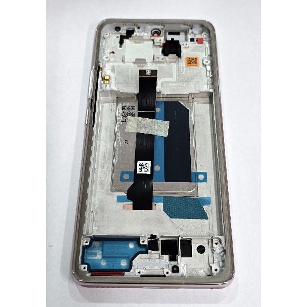 Pantalla para Xiaomi Redmi Note 14 Pro Plus 5G mas tactil negro con marco dorado 5600320O16U00 Service Pack
