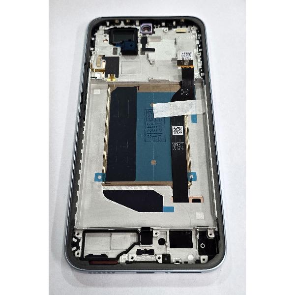 Pantalla para Xiaomi Redmi Note 15 Pro Plus 5G mas tactil negro marco azul 5600240P16U00 Service Pack