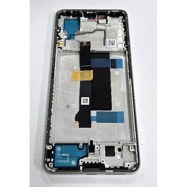 Pantalla para Xiaomi Redmi Note 13 Pro 5G mas tactil negro marco verde 56000300N1600 Service Pack