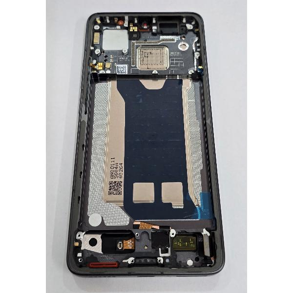 Pantalla para Xiaomi Poco F7 Pro 5G mas tactil negro marco negro 56002300O1100 Service Pack